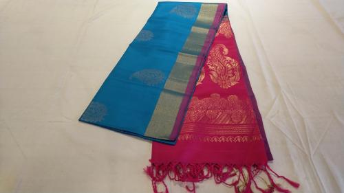 SOFT SILK SAREE WITH BLOUSE